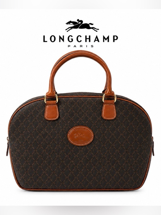 Longchamp Handbags - Longchamp Brown Satchel EUC
